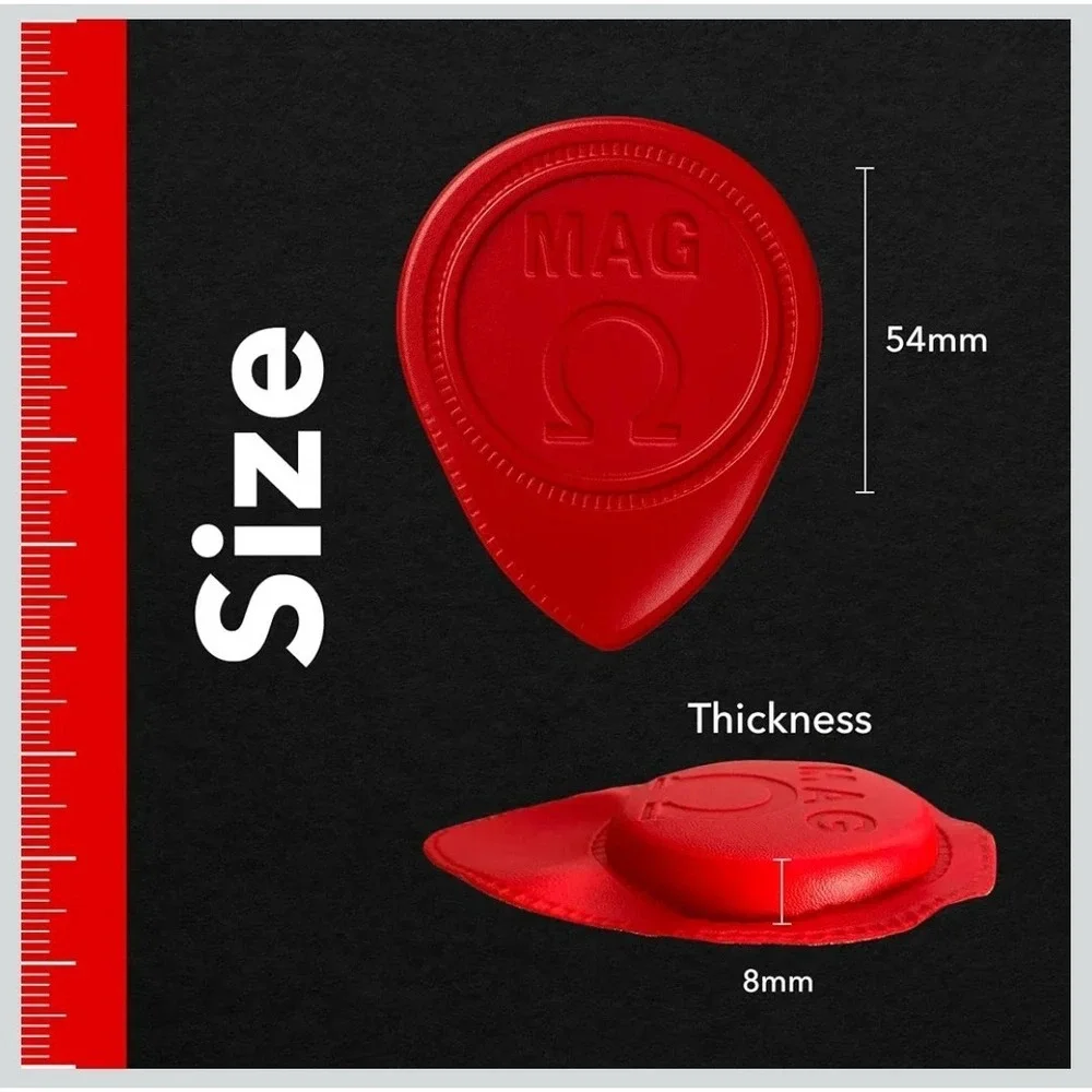 MAG 10 Pack 4000 Gauss Ferrite Biomagnets 54x8mm Round Vinyl Coated Magnets